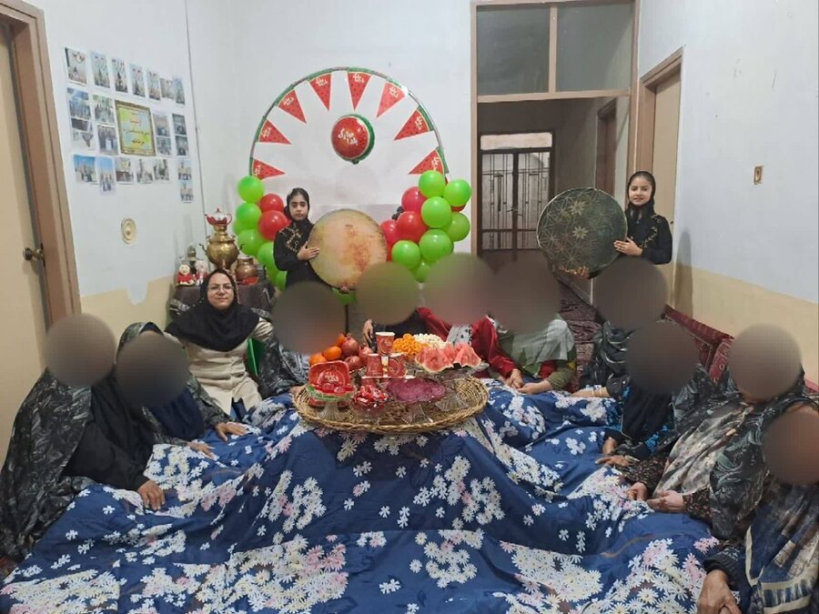  برگزاری جشن شب یلدا در خانه حمایتی سالمندان تحت نظارت بهزیستی