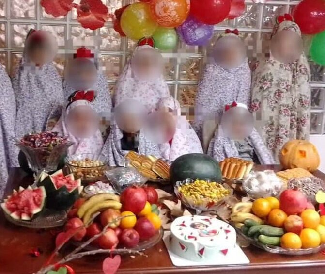 بندرعباس | برپایی جشن یلدای مهربانی در مرکز نگهداری دختران کم توان ذهنی بیت النبی(ص)