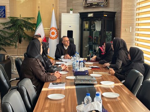 دیدار رئیس و کارشناسان بازرسی و ارزیابی عملکرد بهزیستی فارس با سرپرست بهزیستی استان