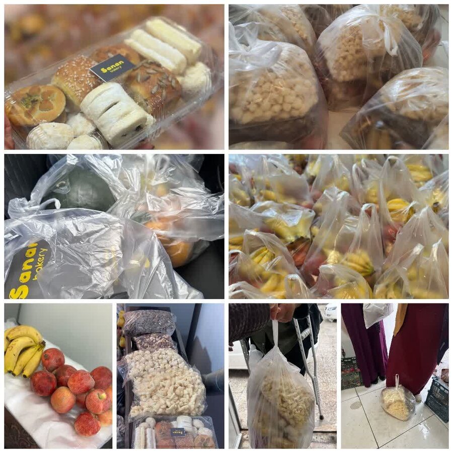 گنبد | اهدای سبد کالای یلدایی به مددجویان بهزیستی