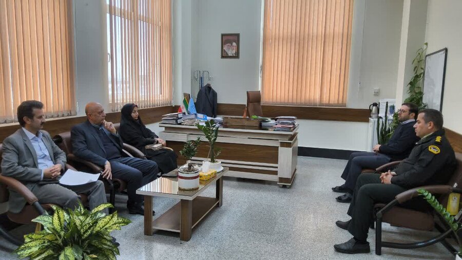 نشست مشترک بهزیستی استان قزوین با دستگاه‌های قضایی و اجرایی