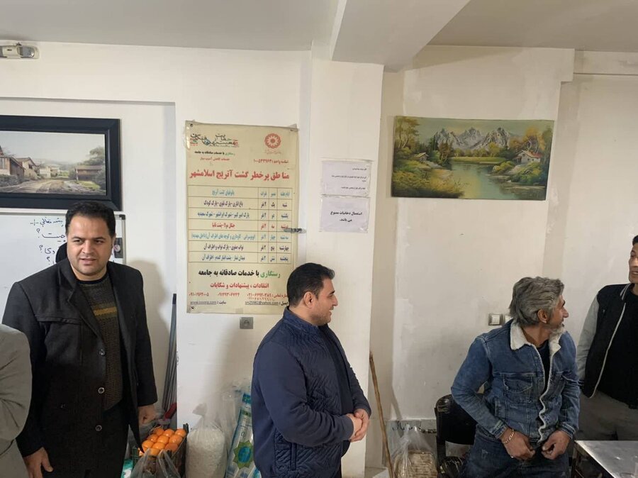 اسلامشهر| بازدید رئیس اداره بهزیستی  از مرکز سرپناه شبانه (شلتر) با هدف حمایت از بهبودیافتگان
