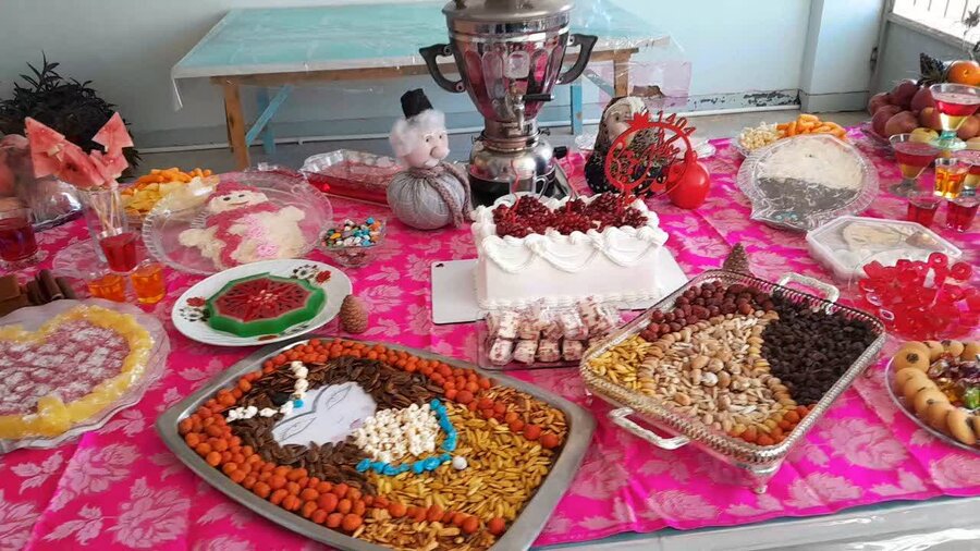 یلدای مهربانی در مرکز توانبخشی حرفه ای دخترانه اندیشه نوين