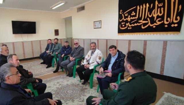 جلسه تعامل و همکاری مشترک اورژانس اجتماعی ۱۲۳ بهزیستی شاهین دژ و حوزه مقاومت بسیج مالک اشتر