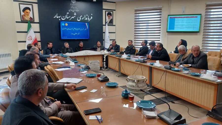 گزارش تصویری| برگزاری نشست کمیته کاهش آسیبهای اجتماعی شهرستان بهار