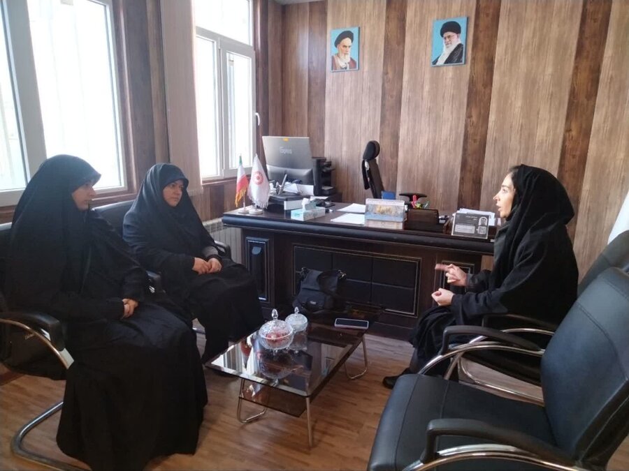 طالقان | جلسه مشترک کارشناس مشارکتهای مردمی بهزیستی با مسئول پایگاه بسیج بخش بالا طالقان 
