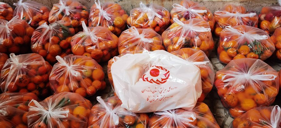 نکا| توزیع ۱۰۰ بسته معیشتی یلدایی میان جامعه هدف بهزیستی نکا