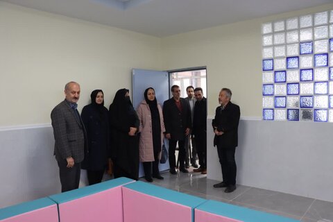 گزارش تصویری ا بازدید اله دادی مدیرکل بهزیستی استان مرکزی، جمعی از معاونین و کارشناسان ستادی و خسرونیا رئیس آموزش و پرورش استثنایی استان مرکزی از مدرسه تازه تاسیس اوتیسم حضرت قائم عج  در شهر اراک