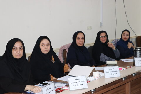 گزارش تصویری اجلسه شورای معاونین بهزیستی در بهزیستی شهرستان اراک