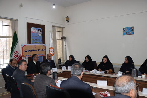 گزارش تصویری اجلسه شورای معاونین بهزیستی در بهزیستی شهرستان اراک