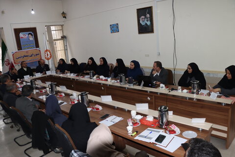 گزارش تصویری اجلسه شورای معاونین بهزیستی در بهزیستی شهرستان اراک