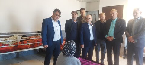 بازدید مدیرکل دیوان محاسبات فارس از مرکز نگهداری سالمندان مهر