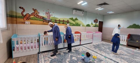 بازدید شیرخوارگاه حضرت ولی‌عصر عج