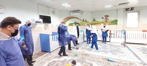 بازدید شیرخوارگاه حضرت ولی‌عصر عج