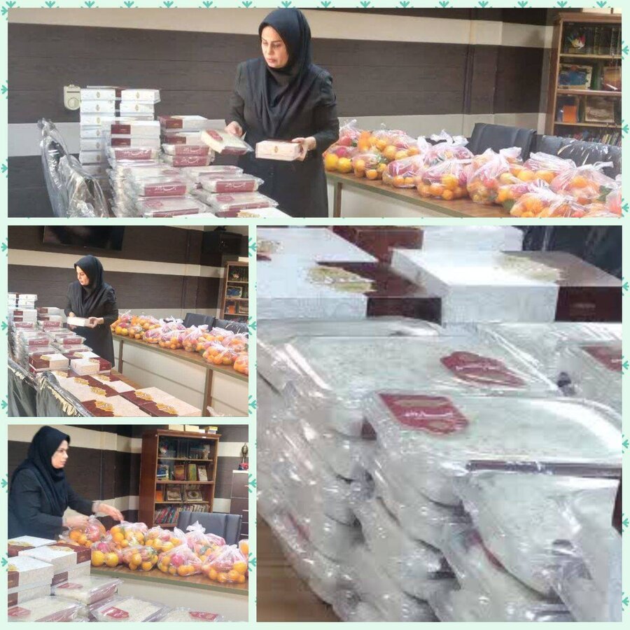 سوادکوه | توزیع ۱۵۰ بسته شب یلدایی میان خانواده‌های تحت پوشش بهزیستی شهرستان سوادکوه

