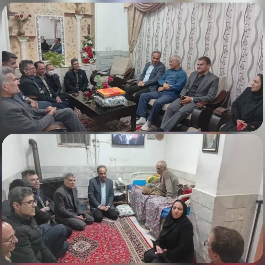 دیدار و تکریم بازنشستگان بهزیستی شهرستان فردوس 
