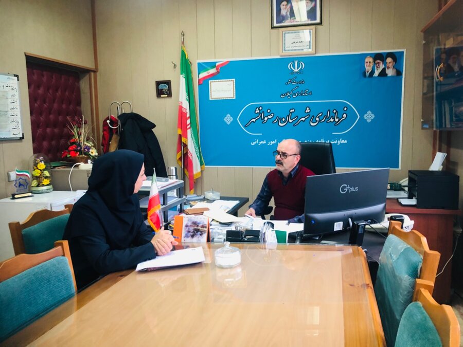 رضوانشهر | جلسه پیگیری و بررسی روند مناسب‌سازی مکان‌های مذهبی و مساجد شهرستان رضوانشهر برگزار شد