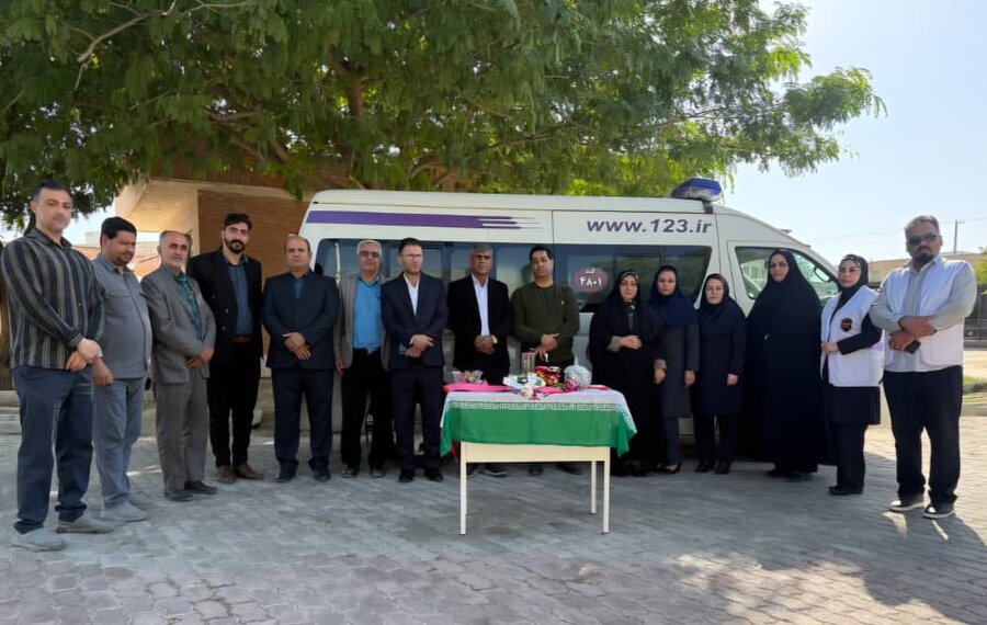 شهرستان بوشهر| افتتاح مرکز اورژانس اجتماعی ۱۲۳ در فاز چهار عالیشهر و استقرار تیم اورژانس اجتماعی در عالیشهر برای حمایت مؤثر از شهروندان