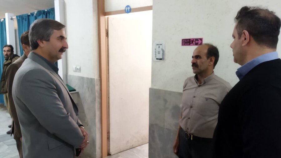 بازدید معاون عمرانی فرماندار از اداره بهزیستی سنندج