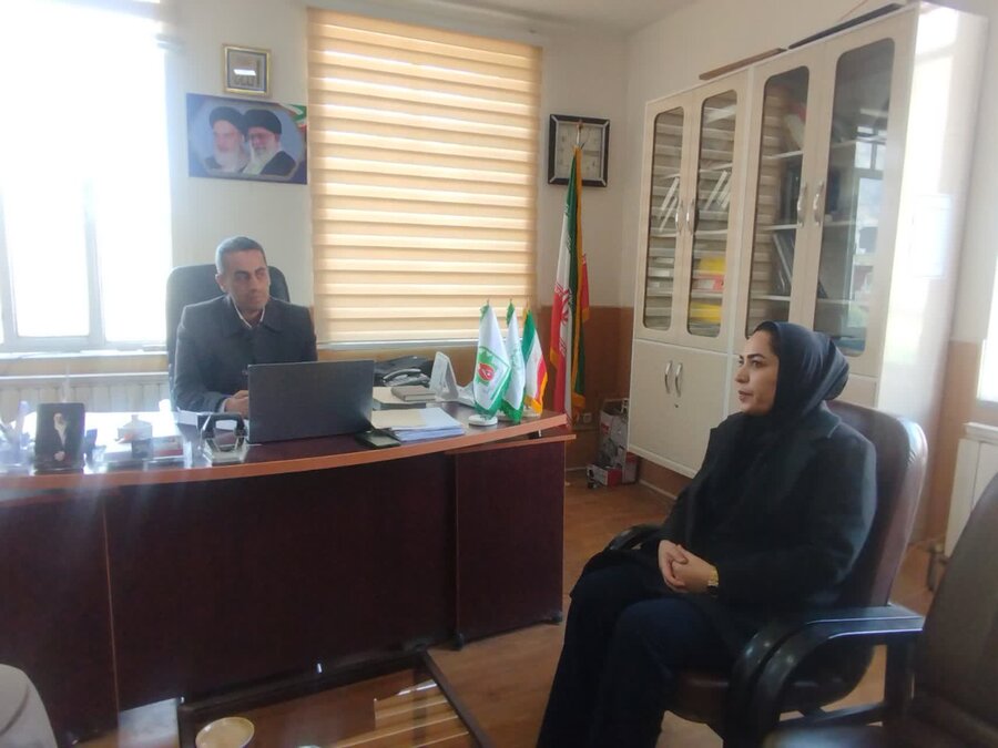 رئیس بهزیستی سروآباد با شهردار این شهر دیدار کرد