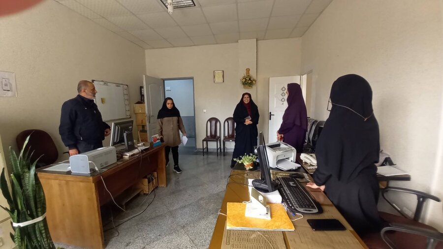 فیروزکوه | بازدید  بازرس ماده ۹۱ از بهزیستی شهرستان