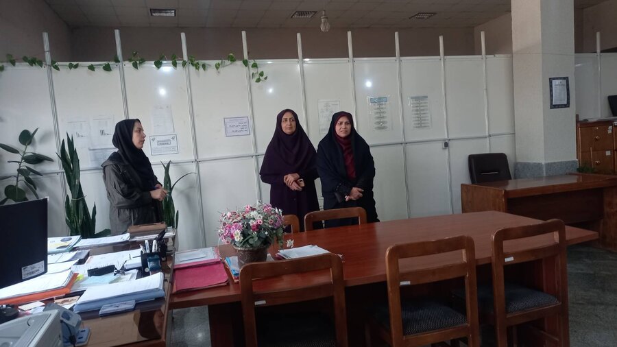 فیروزکوه | بازدید  بازرس ماده ۹۱ از بهزیستی شهرستان