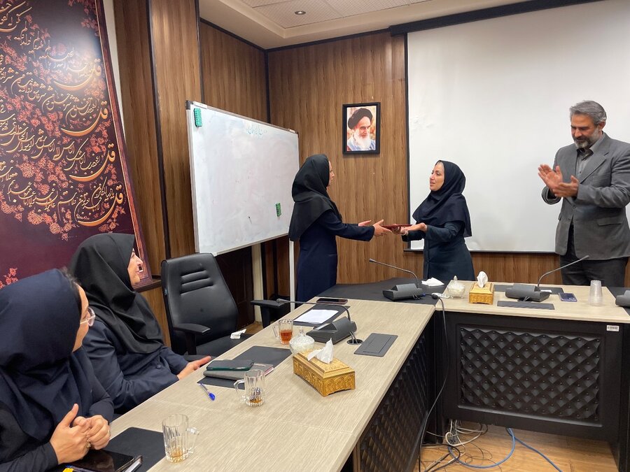 شمیرانات | آئین تکریم و معارفه سرپرست معاونت مشارکتهای مردمی، توسعه ظرفیت های اجتماعی و فرهنگی