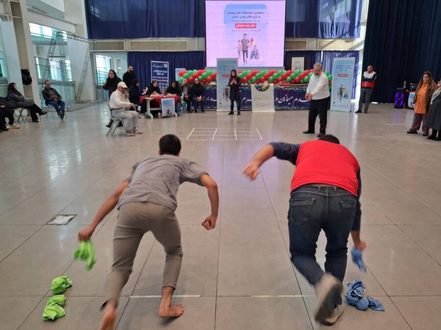 ورزش و بازی‌های بومی‌محلی معلولین روستایی در «جام بلند همتان»