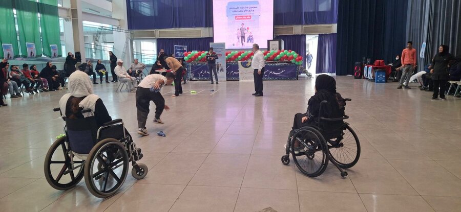 ورزش و بازی‌های بومی‌محلی معلولین روستایی در «جام بلند همتان»