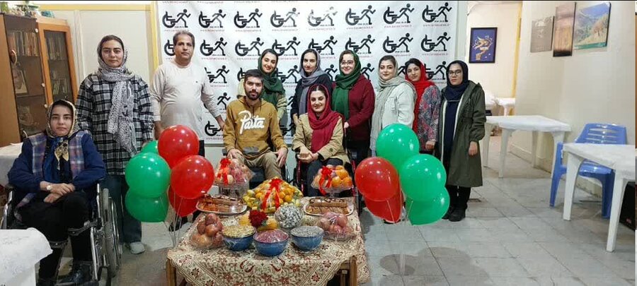 برگزاری دورهمی یلدایی در موسسه نیکوکاری توانیابان صبح الوند