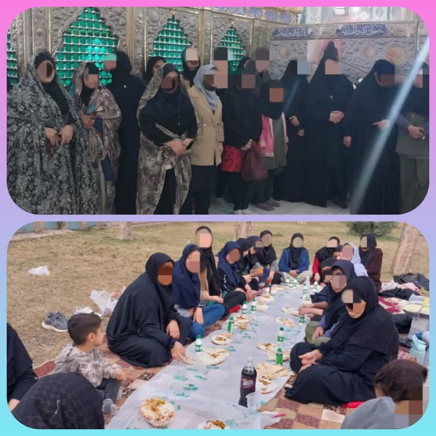 برگزاری اردوی یک‌روزه تفریحی ـ زیارتی ویژه معلولین ذهنی مرکز فجر شادگان