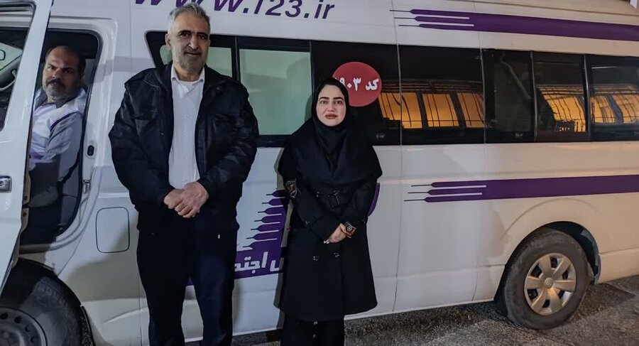 نجات جان مرد ۴۳ ساله توسط تیم اورژانس اجتماعی