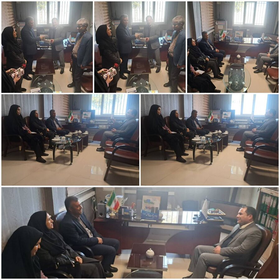 دیدار رئیس بهزیستی و کارشناس پیشگیری از معلولیت های اداره کل با رئیس ثبت احوال به مناسبت روز ملی ثبت احوال