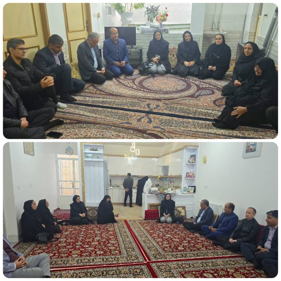 دیدار و تکریم بازنشستگان بهزیستی شهرستان سرایان