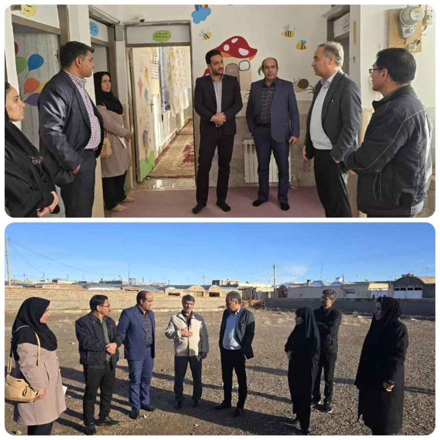 بازدید معاون توسعه مدیریت و منابع اداره کل بهزیستی از مجتمع آیسک