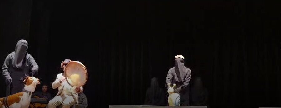 صحنه جشنواره تئاتر کاسپین در نگاه طلایی« هاپولری»