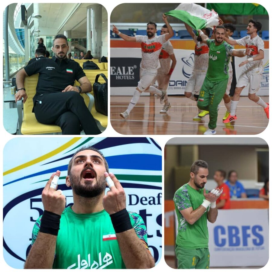 قهرمان مازندرانی جوایز خود را به نیازمندان بخشید*

