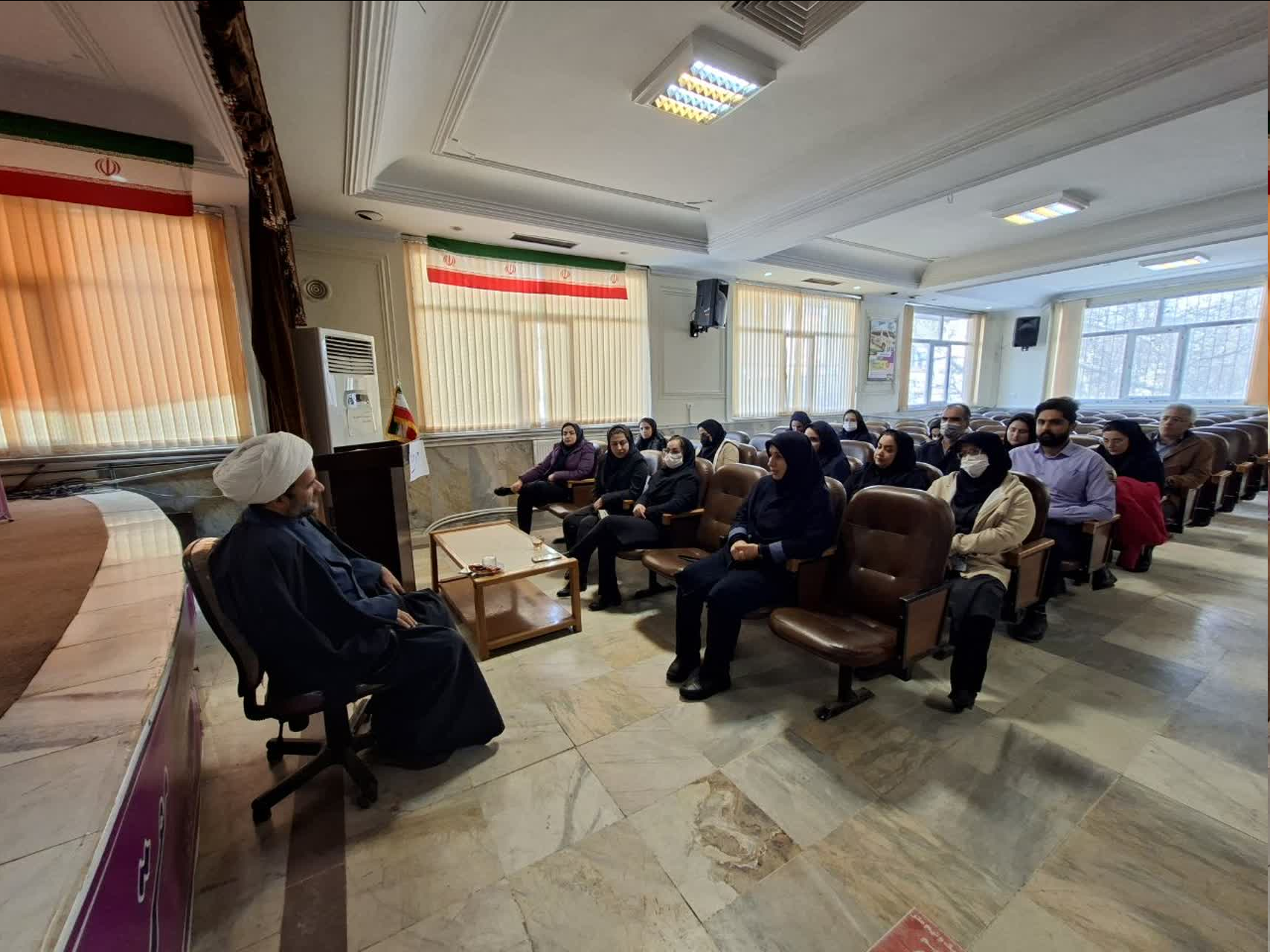 برگزاری برنامه ترویج فرهنگ اقامه نماز ویژه کارشناسان اورژانس اجتماعی