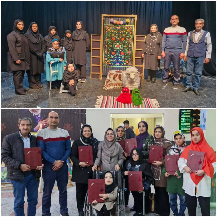 درخشش نمایش «راز پشمک» از شهرستان طبس در هفتمین جشنواره منطقه‌ای تئاتر افراد دارای معلولیت کویر – کرمان
