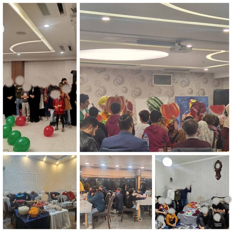 شب یلدا گرم و خاطره‌انگیز برای فرزندان مرکز