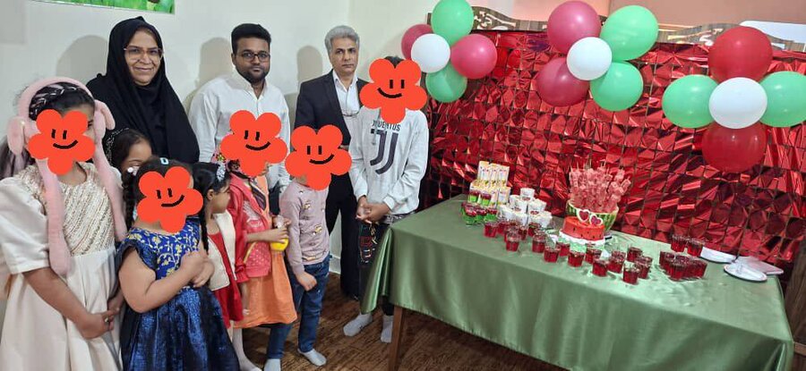 رودان | برگزاری مراسم گرامیداشت یلدا در مرکز روزانه توانبخشی توانمهر 