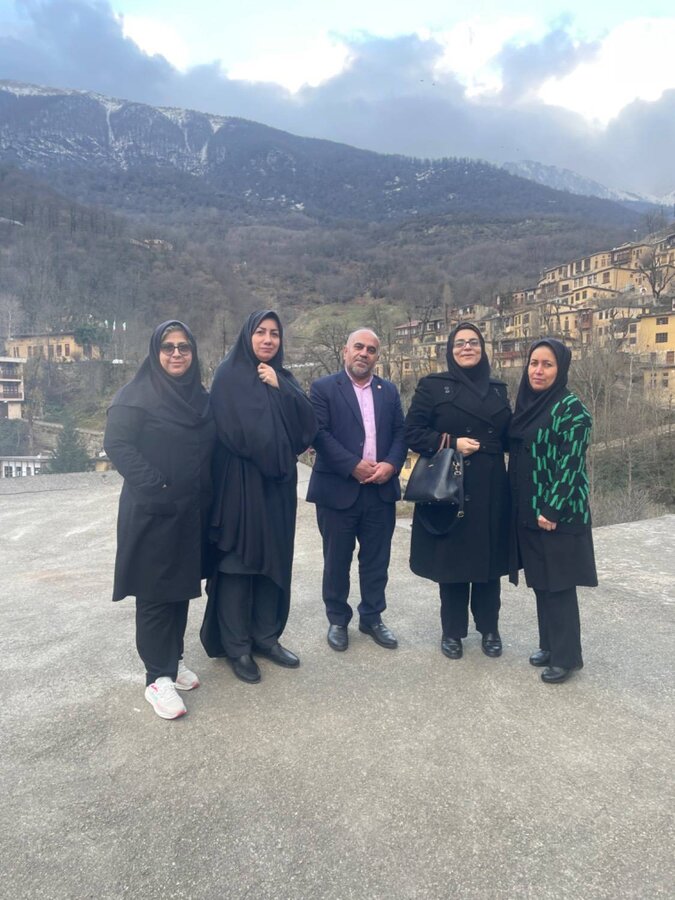 فومن /بازدید معاونت توسعه و مدیریت بهزیستی گیلان از مجتمع شهید عسکر پور ماسوله