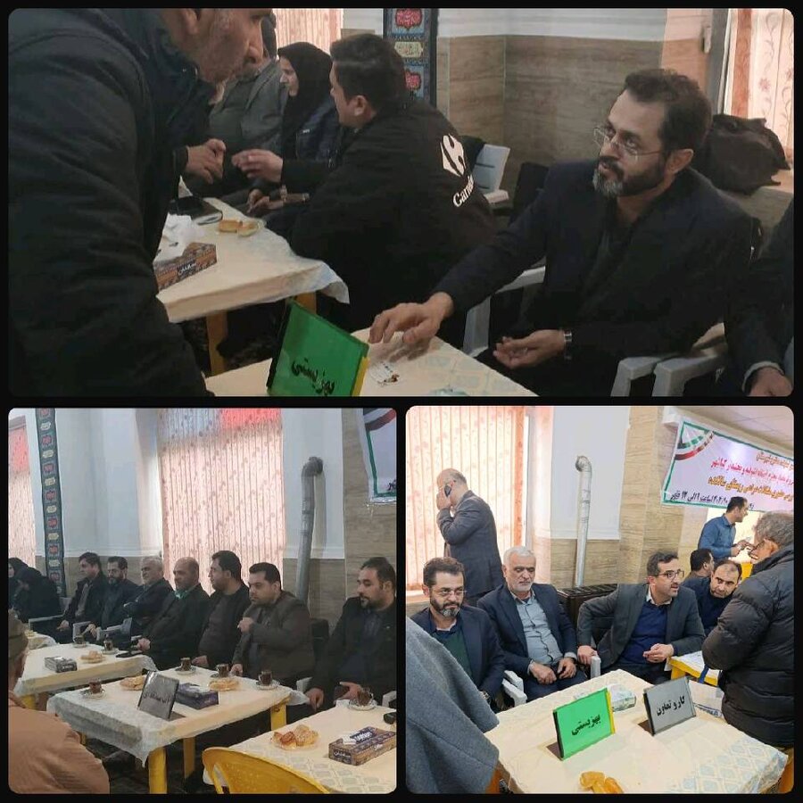   آستانه اشرفیه/برپایی میز خدمت در روستای سالکده و دیدار چهره به چهره مسئولین و مردم