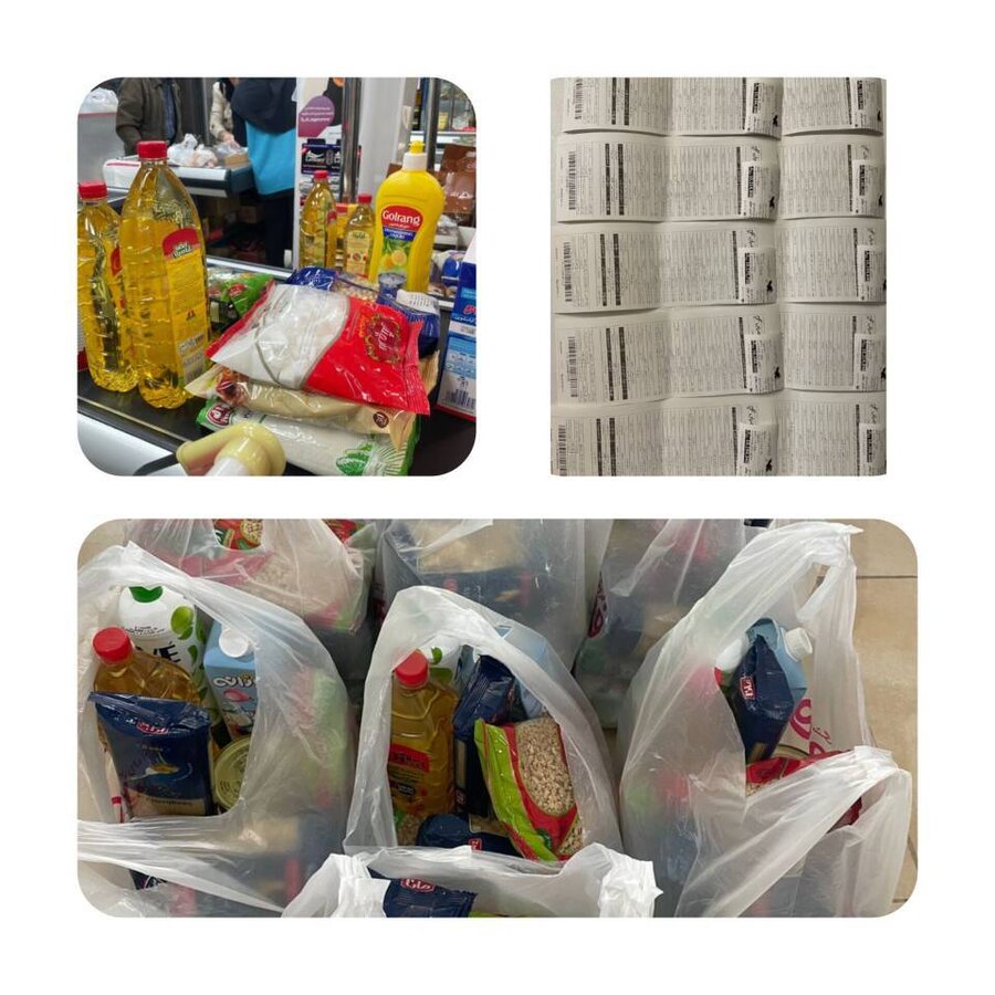 لاهیجان /اهدا سبد کالا به جامعه هدف