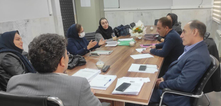 فردیس | تشکیل جلسه حوزه توانبخشی با حضور کارشناسان دفتر روزانه توانبخشی بهزیستی استان البرز