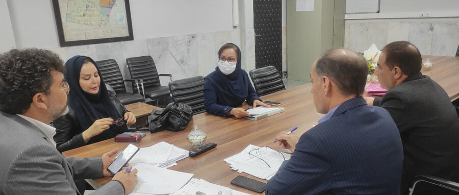 فردیس | تشکیل جلسه حوزه توانبخشی با حضور کارشناسان دفتر روزانه توانبخشی بهزیستی استان البرز