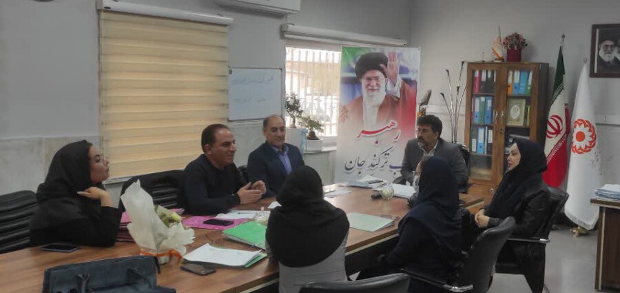 فردیس | تشکیل جلسه حوزه توانبخشی با حضور کارشناسان دفتر روزانه توانبخشی بهزیستی استان البرز