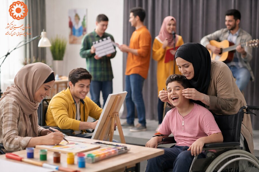 واگذاری فعالیت‎‌های هنردرمانی افراد دارای معلولیت