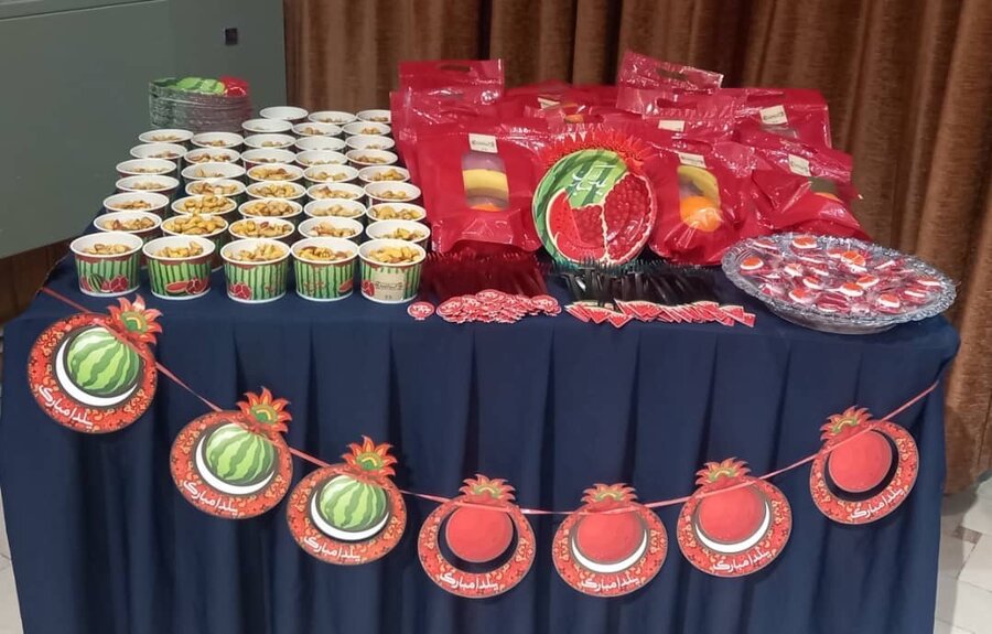 شمیرانات | حضور مدیر کل بهزیستی استان تهران در مراسم شب یلدا در شیرخوارگاه حضرت آمنه(س)                      