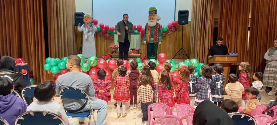 شمیرانات | حضور مدیر کل بهزیستی استان تهران در مراسم شب یلدا در شیرخوارگاه حضرت آمنه(س)                      